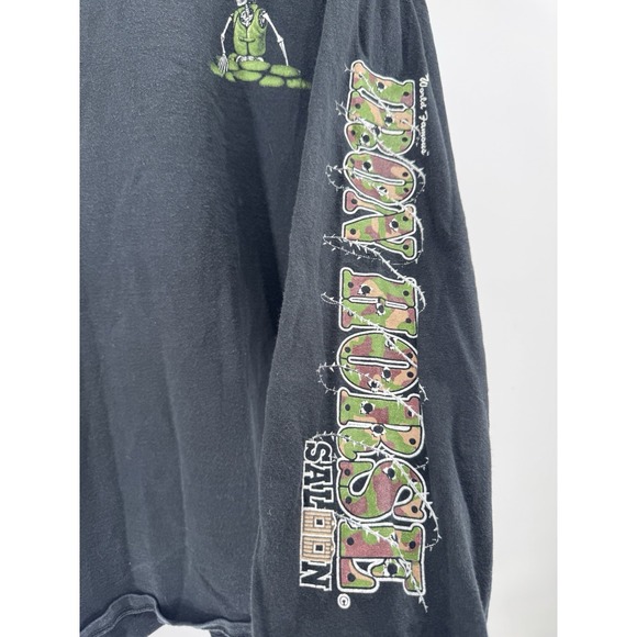 Vintage Iron Horse Saloon Bike Week 99 Long Sleeve Henley Size Xl - Picture 4 of 8